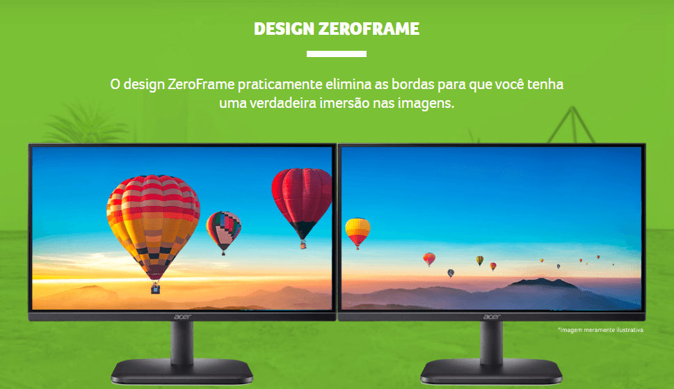 Monitor 21.5 LED Full HD Acer EK221Q Hbi