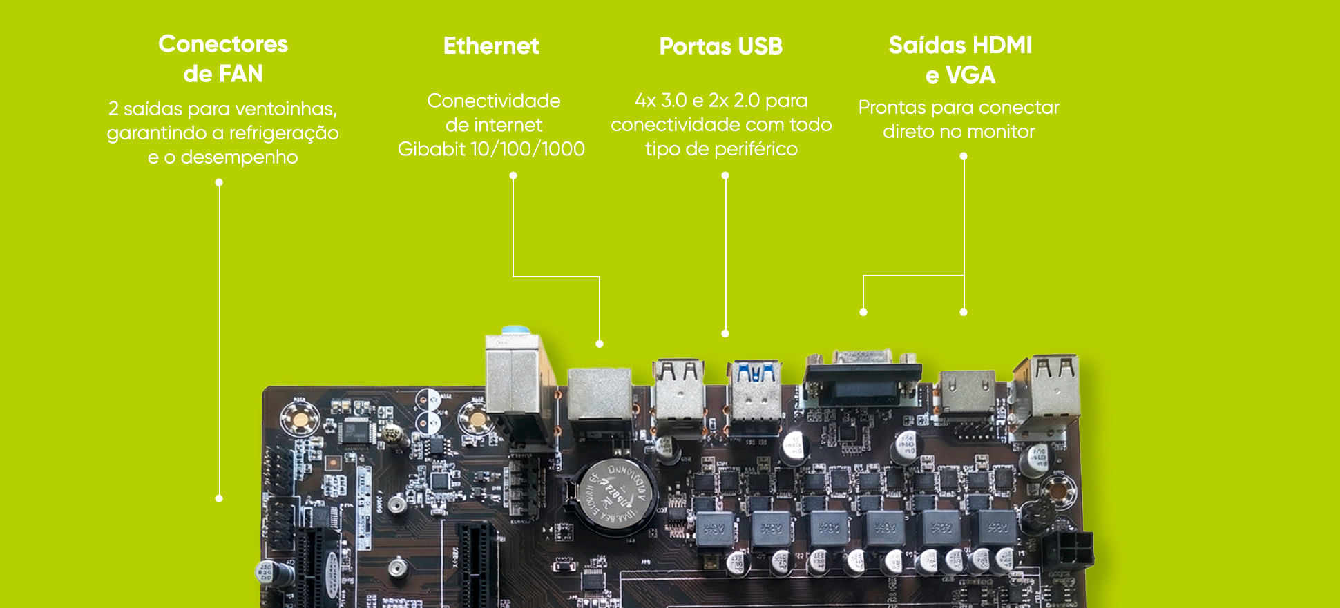Produzido no Brasil, com o que há de melhor no mundo.