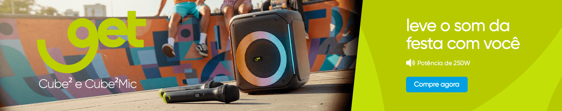 Caixa de Som Bluetooth TWS GET