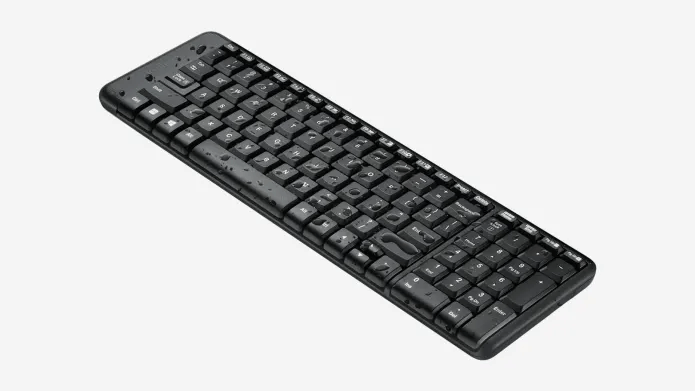 Combo Teclado e Mouse Wireless Logitech MK220 Preto