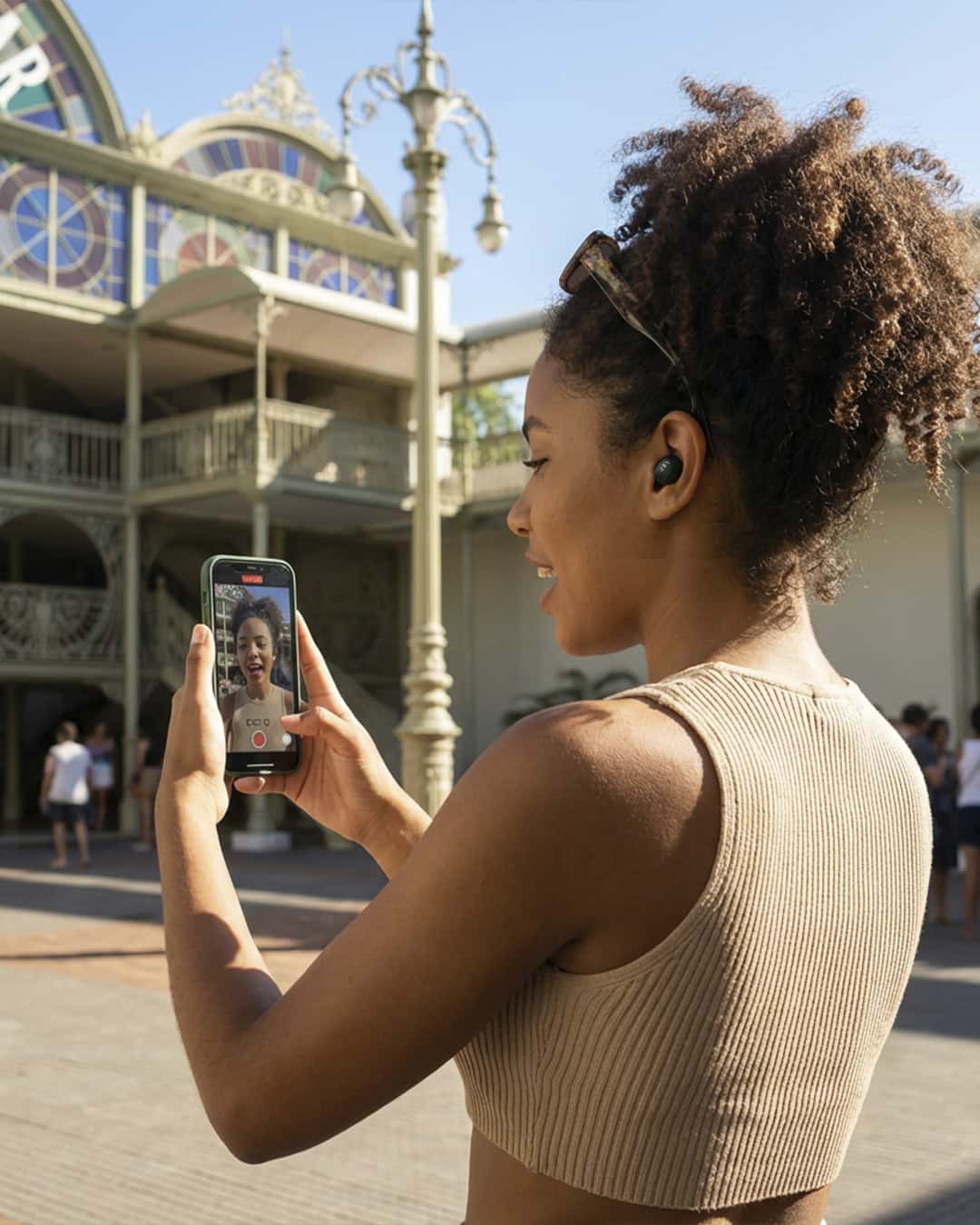 Pessoa praticando esportes.