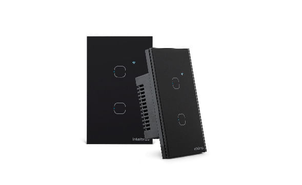 Interruptor Inteligente Touch Wi-Fi 2 Teclas Branco - Intelbras EWS 1002 BR