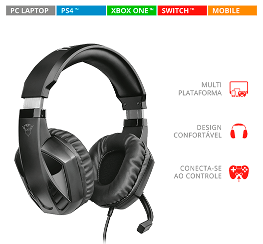 Headset Gamer Warrior Straton Army PH305 - Player Games