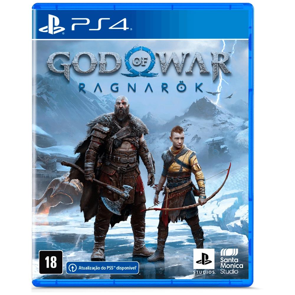 WLA GAMES - Playstation 4 + God of War Ragnarok com 2 Controles Sem Fio  Dualshock 4 Preto