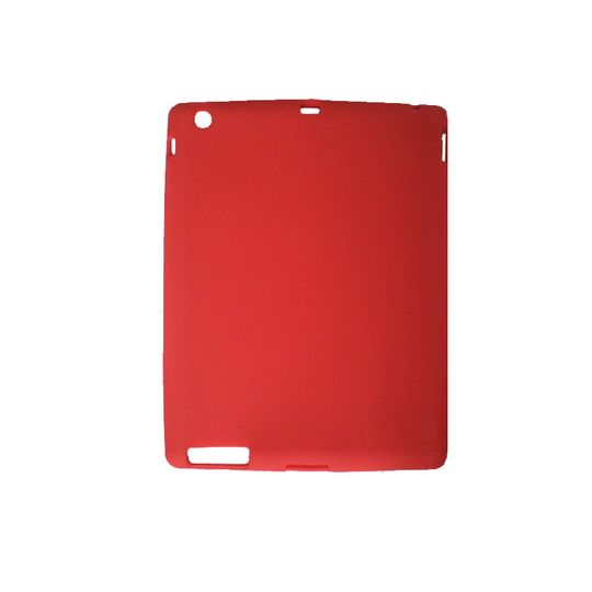 Case para iPad 2 de silicone vermelha(PAC806R)