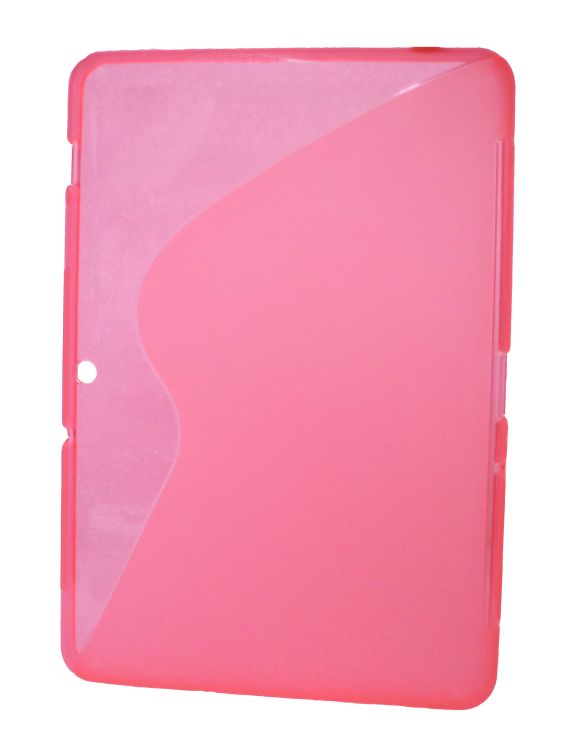 Case para Galaxy Tab 10.1 P5100 em TPU - Rosa S
