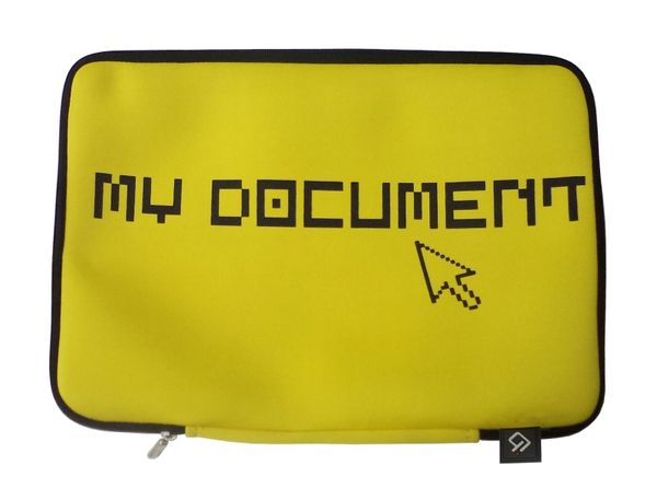Pasta para Netbook 7" a 9.6" Ibyte Funny Amarela em Neoprene