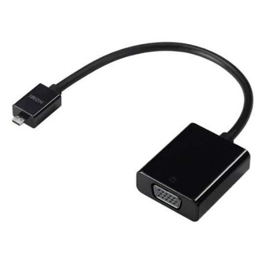 Adaptador Micro HDMI Macho para VGA Fêmea Preto