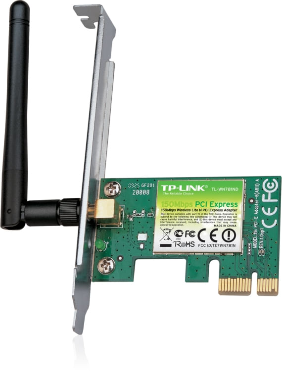 Adaptador PCI Express Wireless 150Mbps TP-Link TL-WN781ND-17100-17100-17100