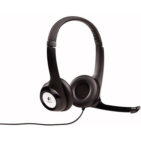 Headset Logitech H390 USB Stereo Preto