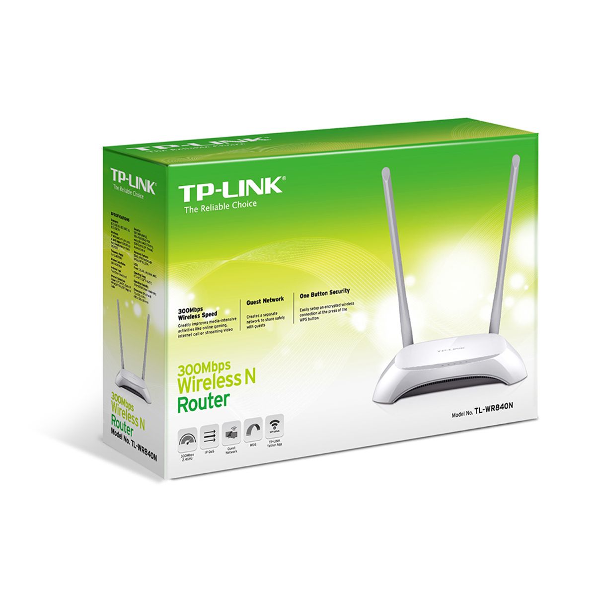 Roteador Tp Link Wireless 300mbps Com 2 Antenas Ibyte Lojaibyte