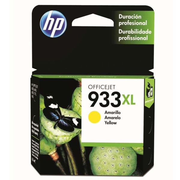 Cartucho HP 933XL Amarelo (CN056AL) Para HP Officejet 7110