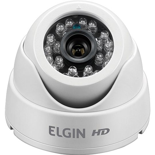 Câmera de Segurança AHD Dome Elgin Lente 3.6mm - Branca