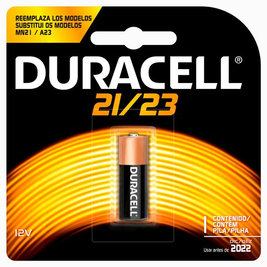 Pilha Alcalina 12V MN-21/A23 Com 1 Unidade - Duracell