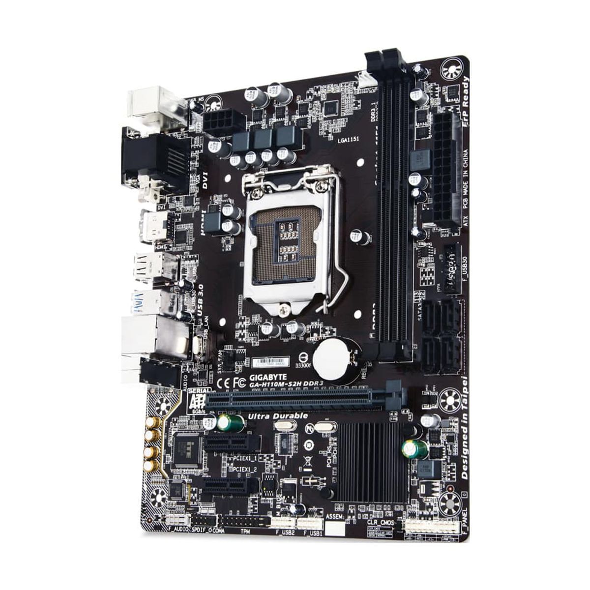 Placamãe Gigabyte Chipset H110 Express Hdmi Dvi Vga Ibyte lojaibyte