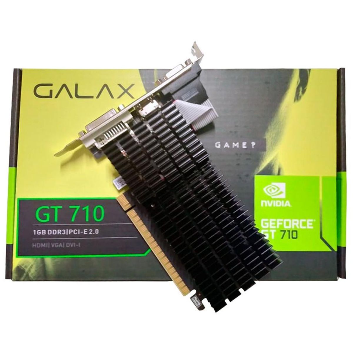 Placa de video GT710 1GB DDR3 64bits GALAX - 71GGF4DC00WG