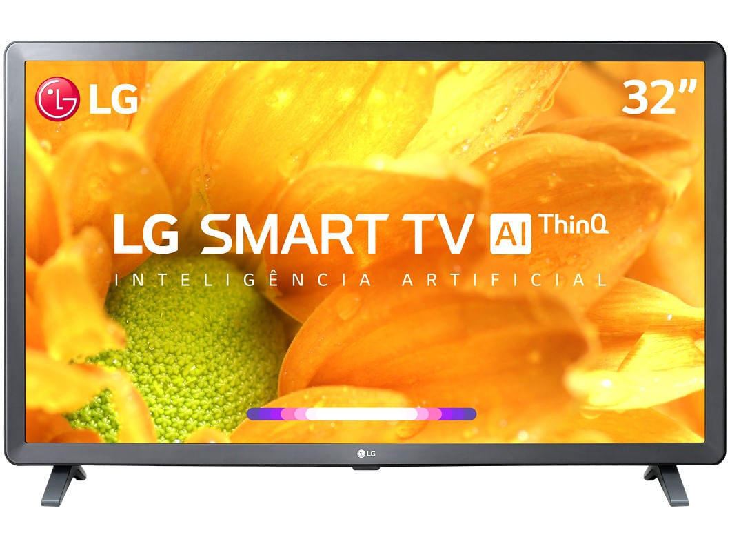 Smart Tv 32 LG LED 32LM625BPSB ThinQ AI 3 HDMI 2 USB Wi-Fi Bluetooth