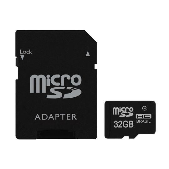 Cartão de Memória MicroSD 32GB com Adaptador SD | Goldentec