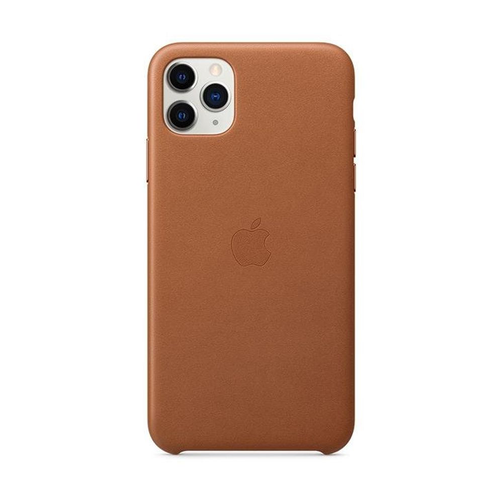 Capa iPhone 11 Pro Max Apple, Couro Marrom lojaibyte