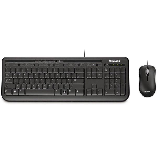 Teclado Microsoft + Mouse Basic Óptico Wired Desktop 600