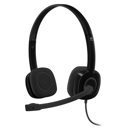 Headset Logitech H151 Estéreo Analógico P3 Preto