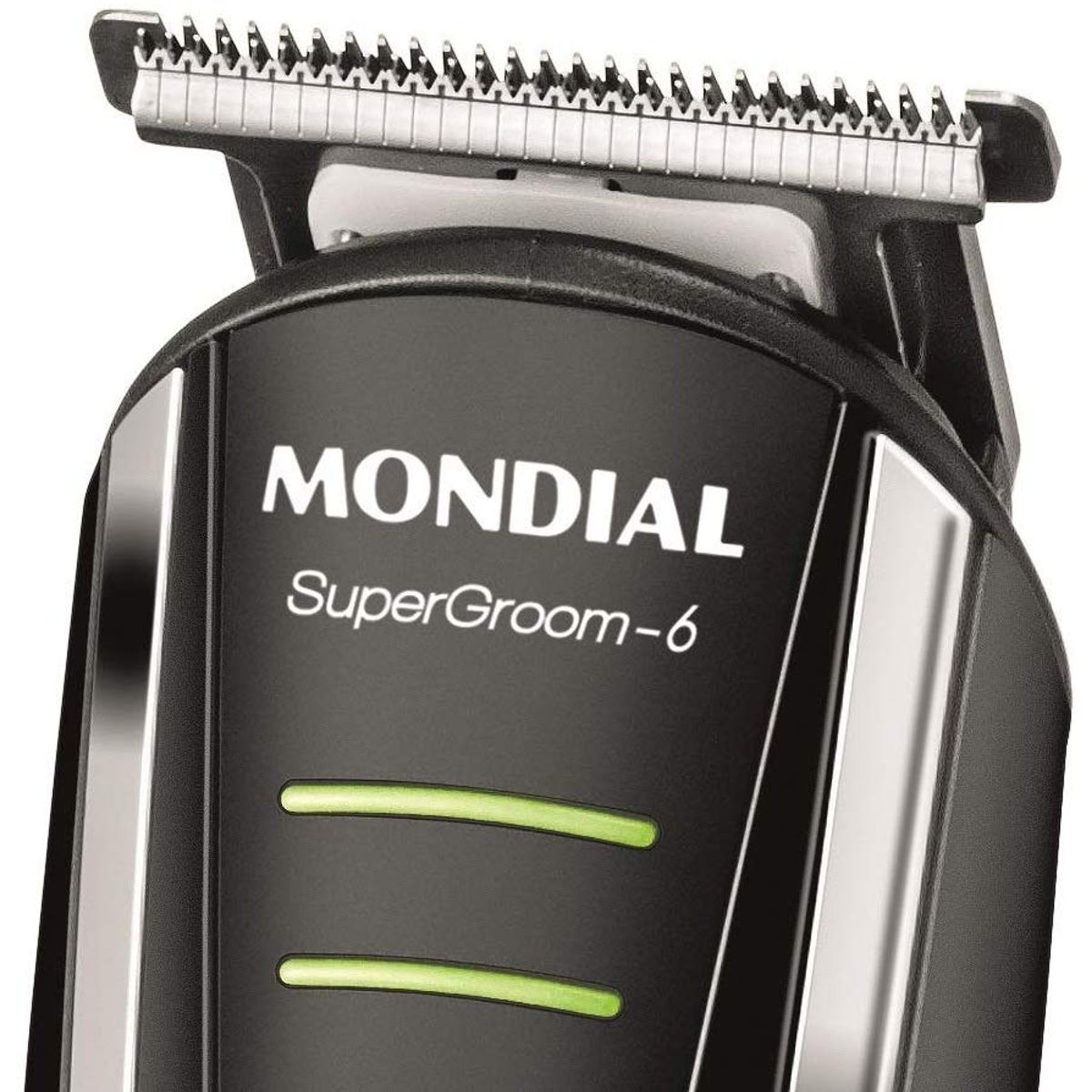 Aparador De Pelos Mondial Super Groom é Bom Aparador 6 em 1 Super Groom 6 Mondial BG04 Bivolt Preto - lojaibyte