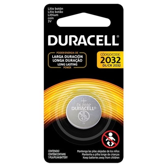 Pilha Moeda 3V Litio CR2032 Duracell