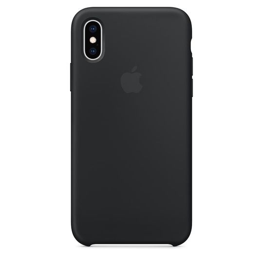 Case-para-iPhone-XS-Apple-MRW72ZM-A-Silicone---Preta