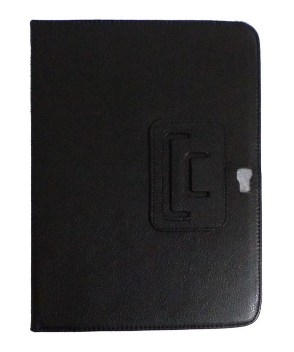Case de Couro Armor com Suporte para Galaxy Note 10.1 N8000 Preta
