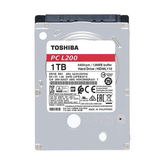 HD para Notebook 1TB 2.5