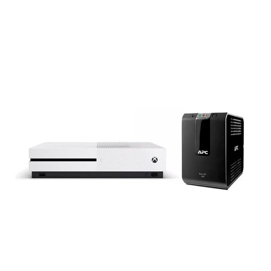 Console-Microsoft-Xbox-One-S-1TB-Branco-No-Break-APC-Back-UPS-BZ400BI-BR-400VA--220W-