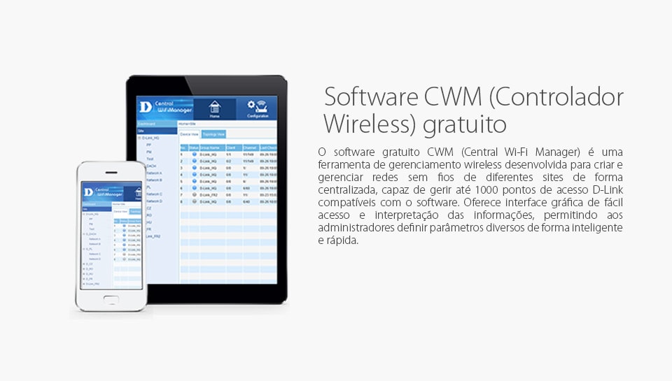 Software CWM (Central WiFi Manager) Gratuito