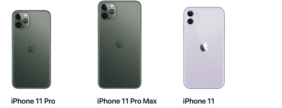 iphone 11 pro, iphone 11 pro max e iphone 11