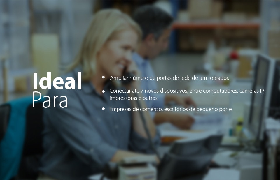 Switch 8 Portas 10/100Mbps D-Link DES-1008C