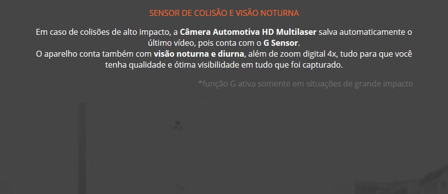 filmadora automotiva hd multilaser au013