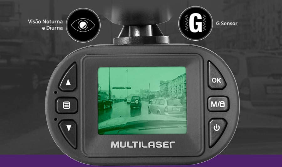filmadora automotiva hd multilaser au013