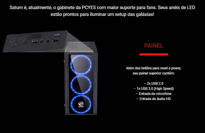 gabinete gamer blue saturn pcyes