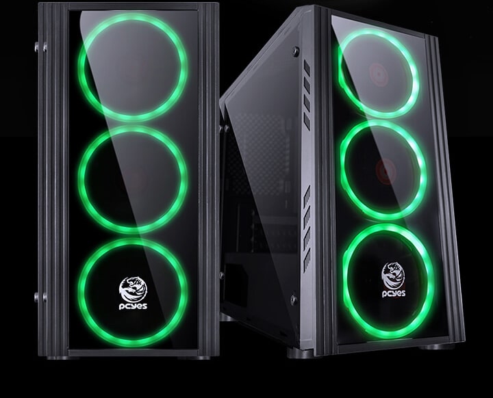 gabinete gamer green saturn pcyes