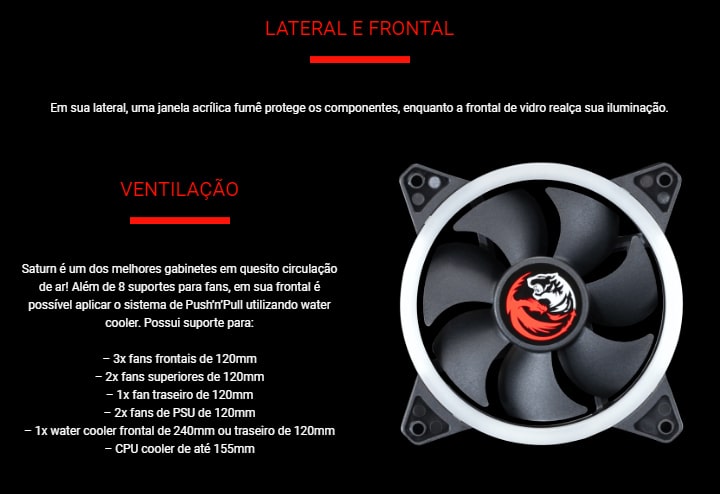 gabinete gamer red saturn pcyes