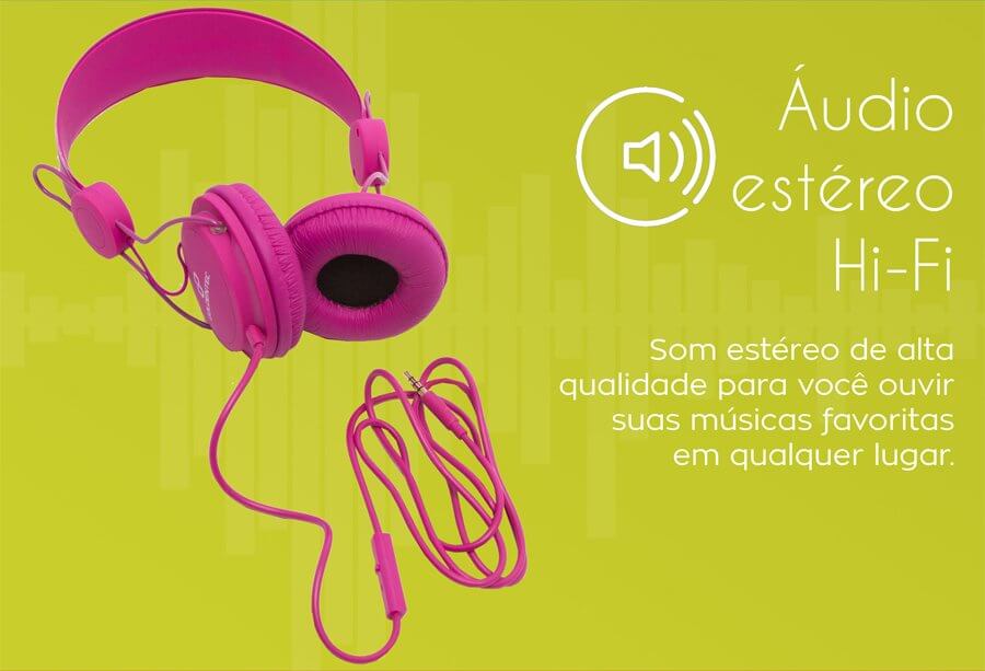 Fone de Ouvido Headset GT Soul Colors Goldentec