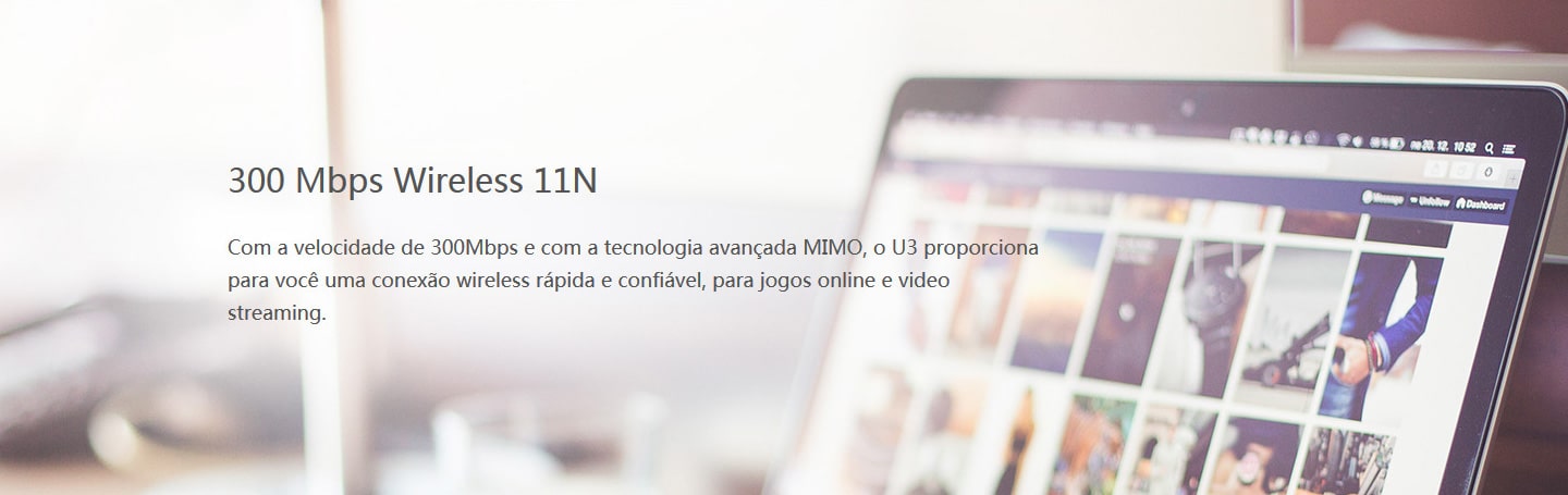 mini adaptador u3 usb wireless tenda 300mbps