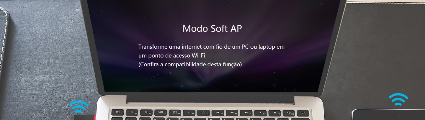 mini adaptador u3 usb wireless tenda 300mbps