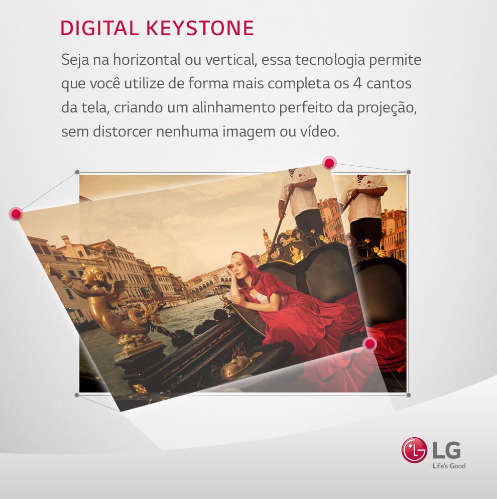 Projetor Cine MiniBeam Smart TV LG PF-1000UW