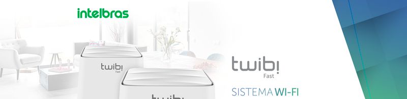 roteador wi fi intelbras twibi fast tecnologia mesh 1200mbps dual band