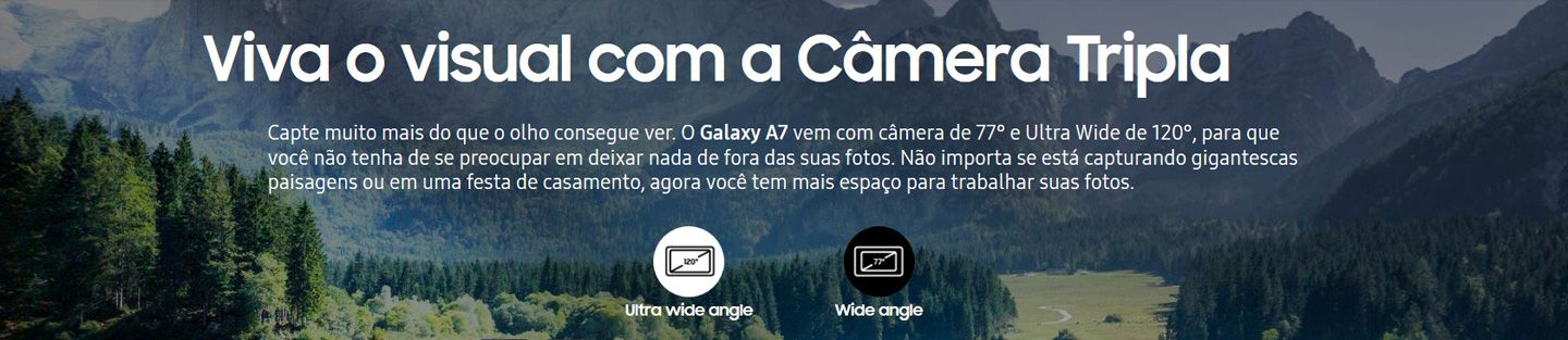 samsung galaxy a7 2018 camera tripla 24mp