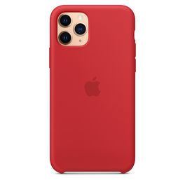 Capa-para-iPhone-11-Pro---Silicone-Vermelha
