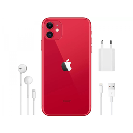 iPhone-11-Apple-64GB-Vermelho---Camera-Dupla-12MP---Selfie-12MP-Tela-61”-iOS-13