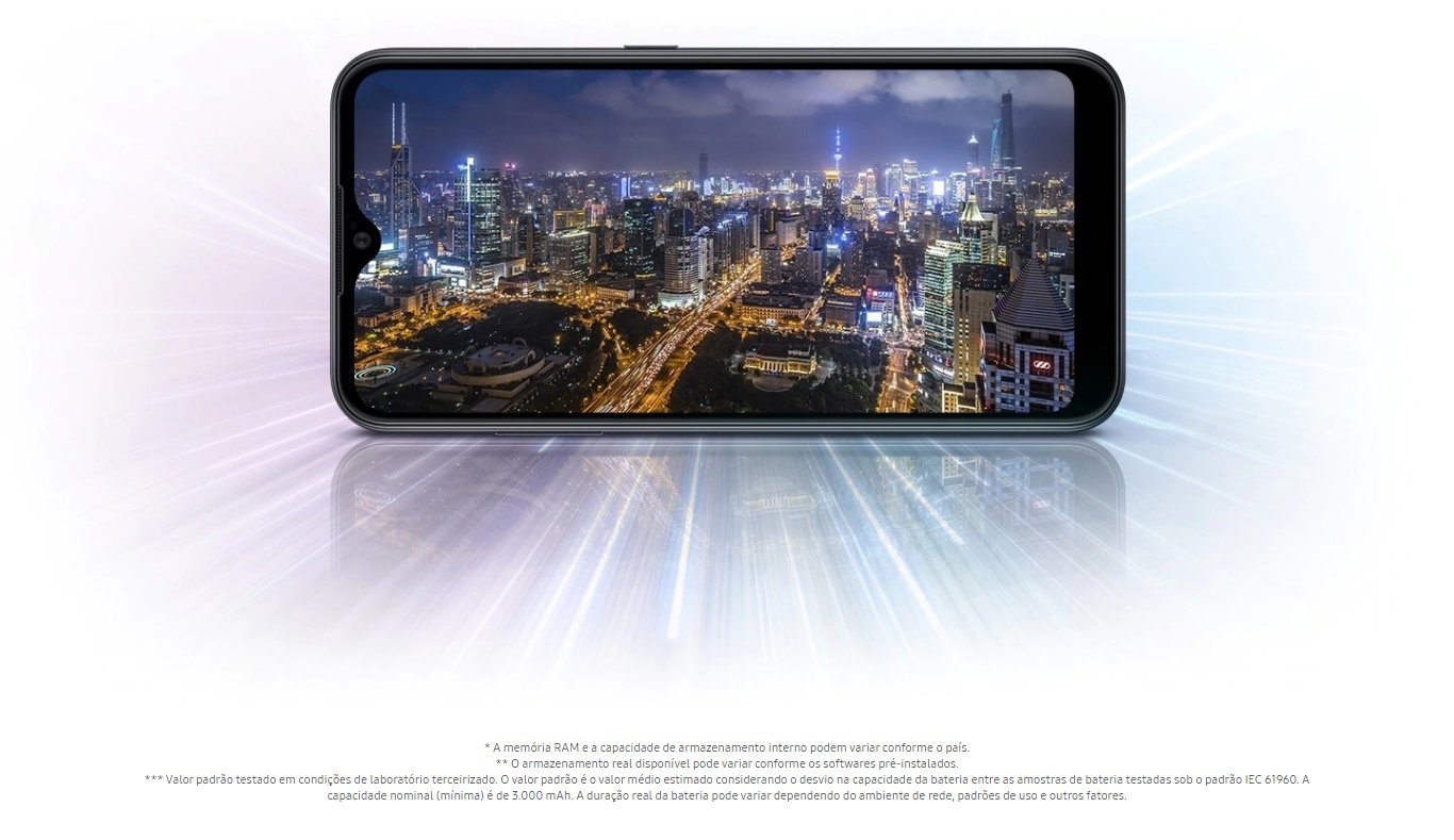 Smartphone Samsung Galaxy A01 32GB Dual  Azul  Câm. Dupla + Câm. Selfie 5MP - SM-A015MZBSZTO