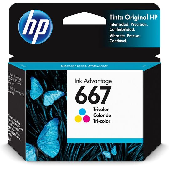 Cartucho HP 667 Colorido 3YM78AL (2 ml)