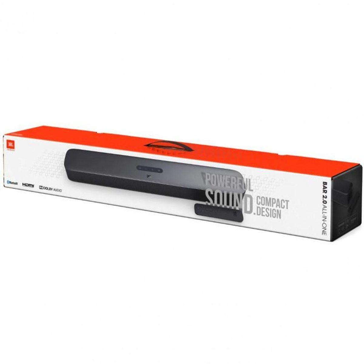 Soundbar JBL Bar 2.0 Canais AllinOne Bluetooth 40 W RMS lojaibyte